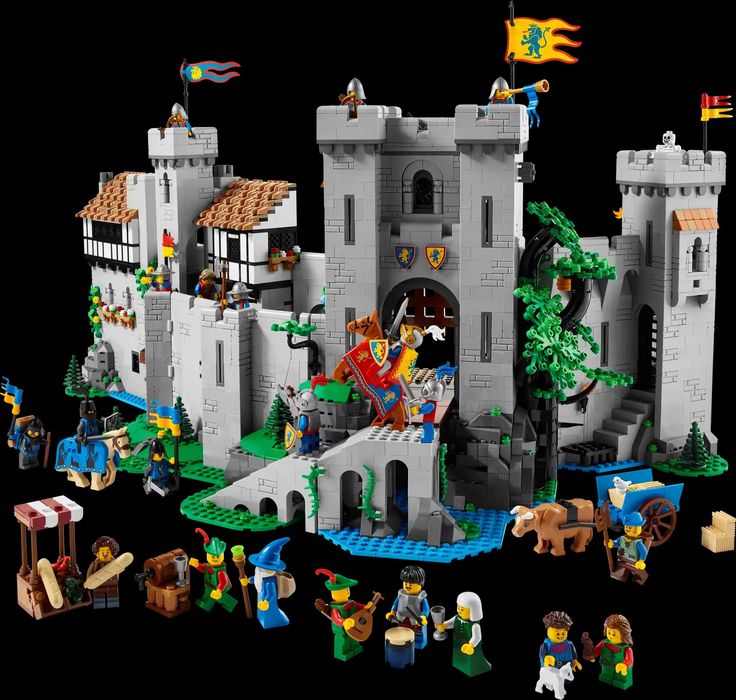 LEGO Icons Zamek rycerzy herbu Lew (10305)