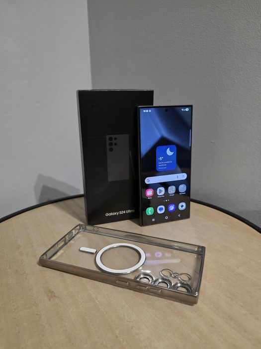 Telefon Samsung Galaxy S24 ultra 12/256GB Titanium Black idealny GW
