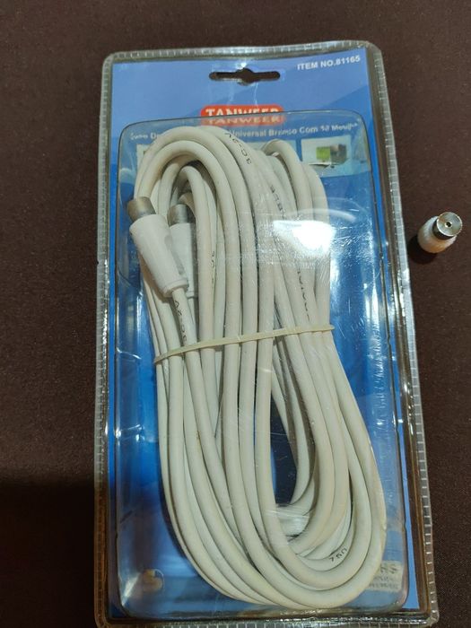 Cabo de ligação coaxial universal 10 mts