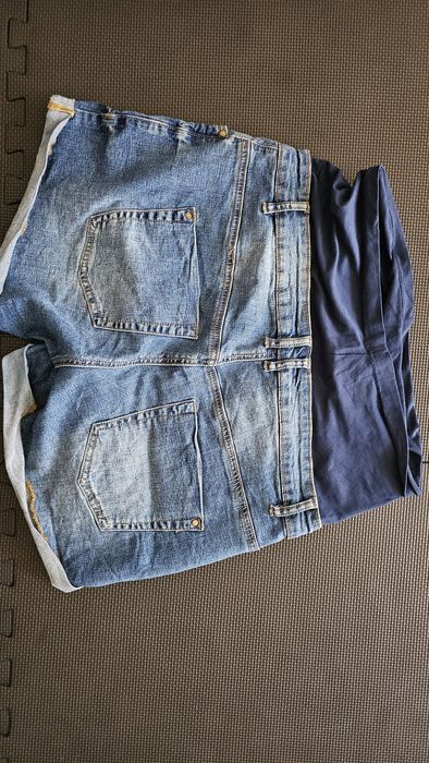 Spodenki jeansowe ciążowe