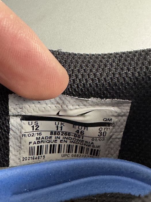 Розмір 46 29 см Чоловічі кросівки Nike SB Portmore II Solar