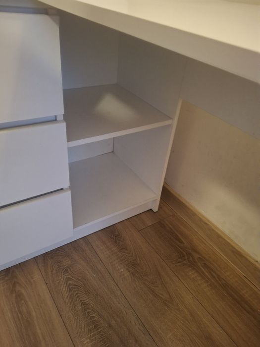 Biurko narożne białe