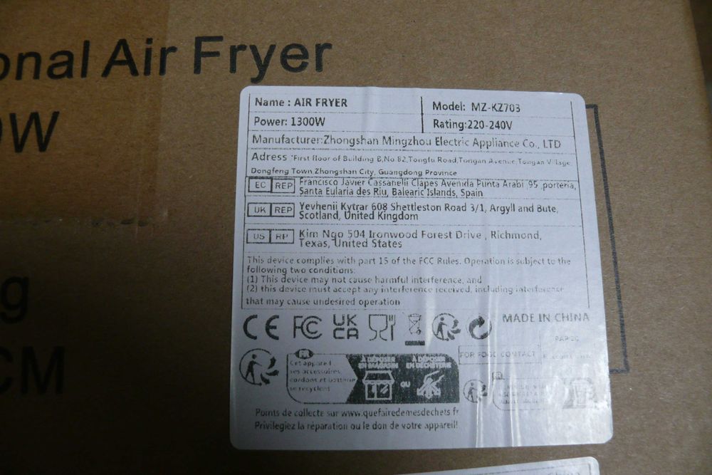 Air Fryer Multifunções 3D - 6 Litros