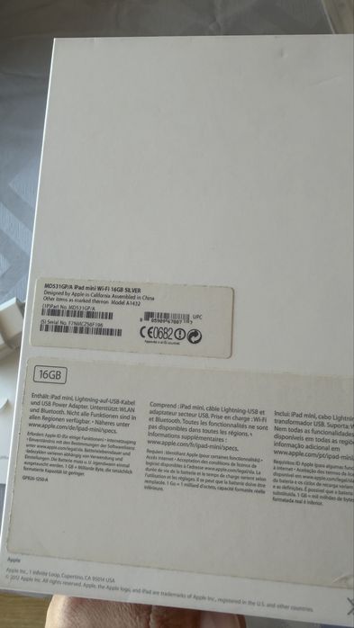 Ipad Mini 1 com caixa Original A1432495028592202885124