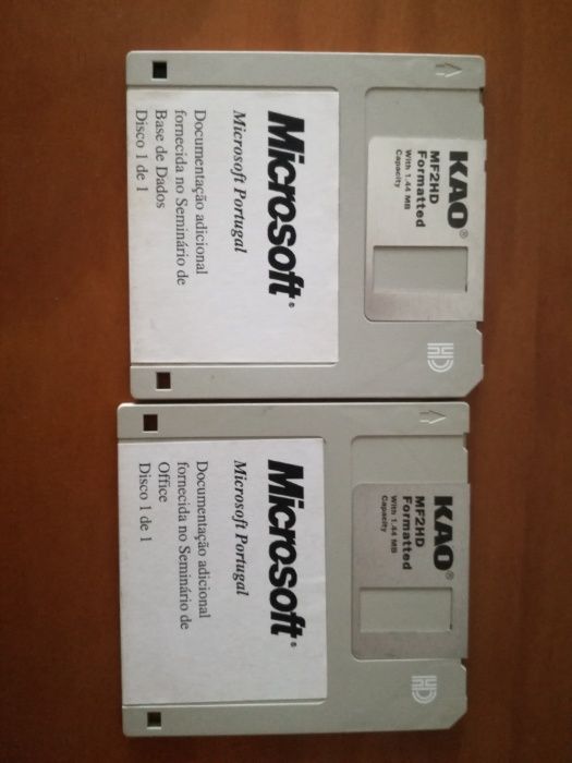 Microsoft Portugal Disquetes Seminários