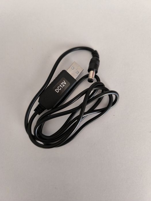 Кабель живлення для роутера 12v. Від павербанка