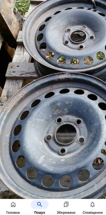 Диски опель металеві r15