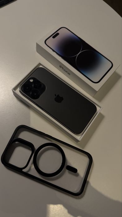 iPhone 14 pro 256 GB „Space Black” - stan idealny, jak nowy, 87% baterii