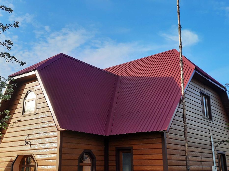 Фарбування оцинкованих дахів, металочерепиці, шиферу. Мийка бруківки