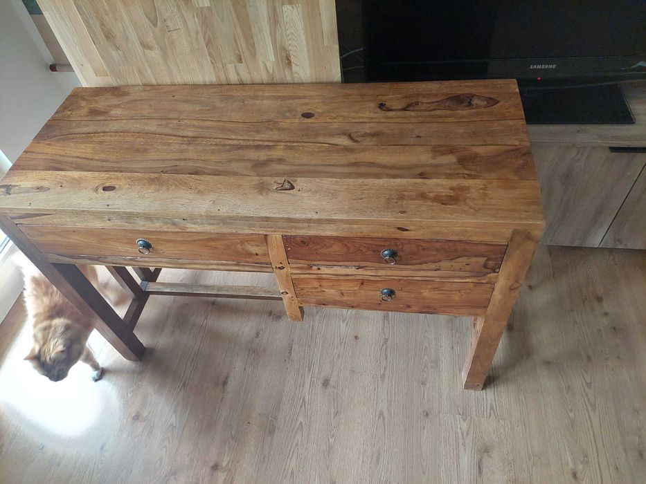 Biurko w stylu kolonialnym z palisandra