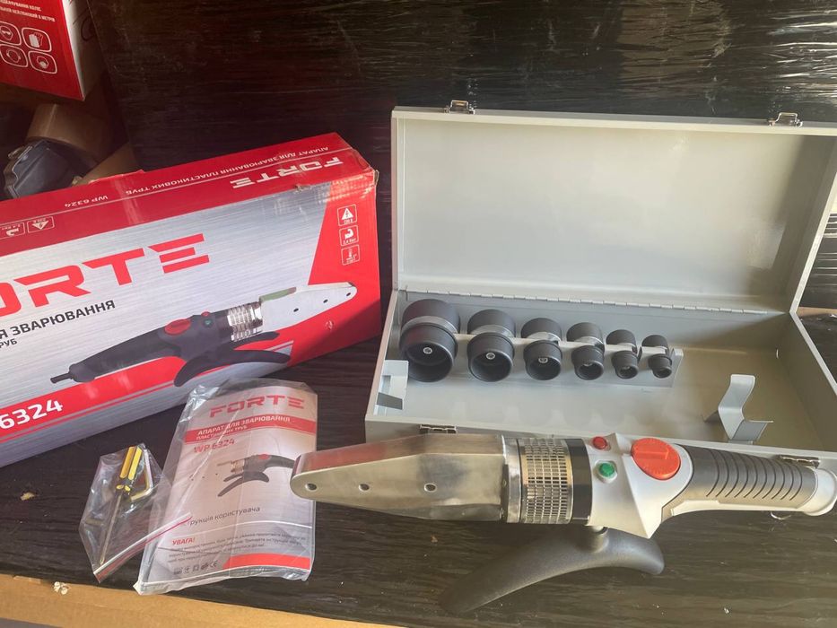 Паяльник для пластикових труб forte wp6324