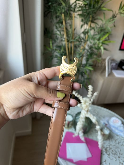 Cinto Celine original cor bronze tamanho 85