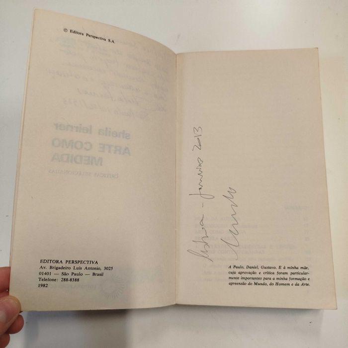 Arte como medida - Sheila Leirner