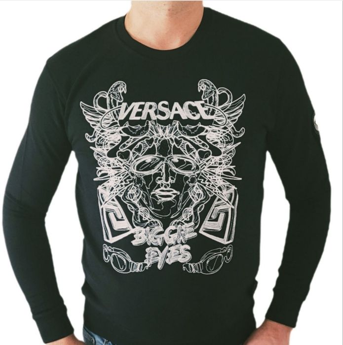 Bluza męska Versace czarna okazja