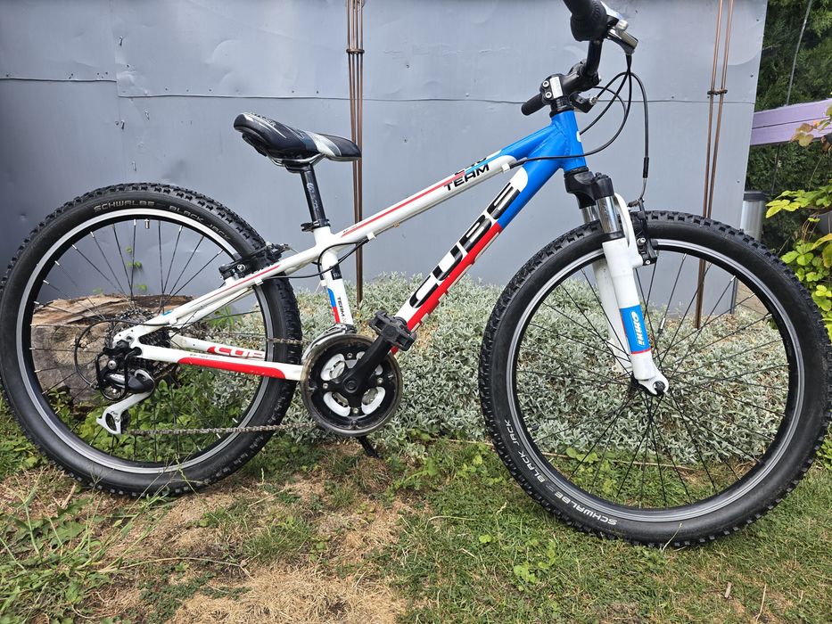 CUBE – firmowy rower górski  – amortyzator przód , koła 24 cale
