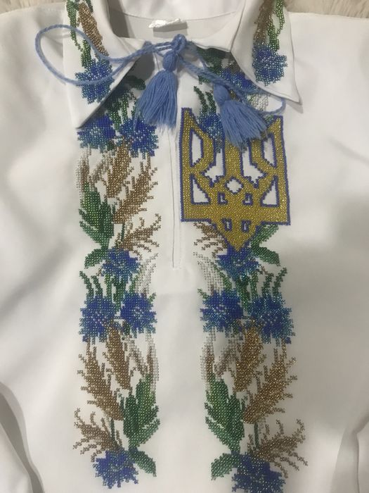 Вишиванка бісером на 10-12 років, зріст 140