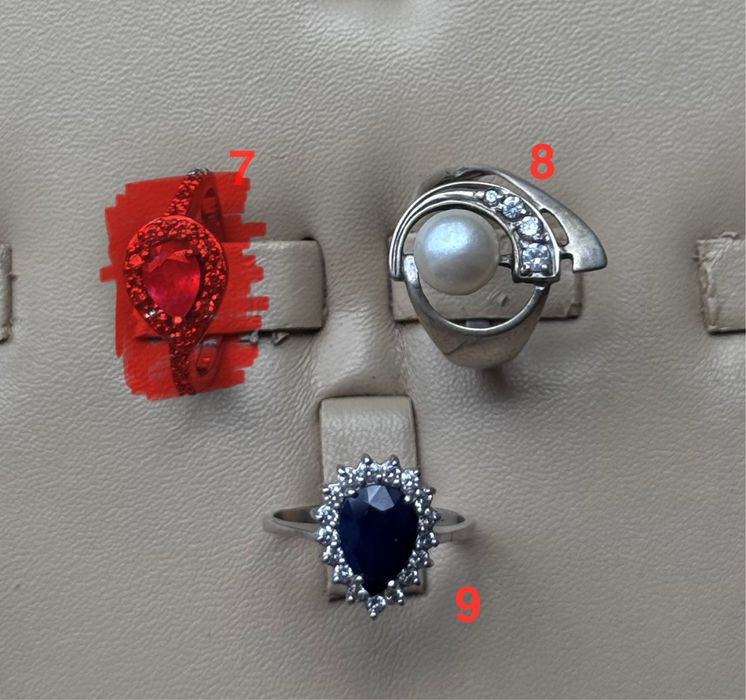 Срібні каблучки 925