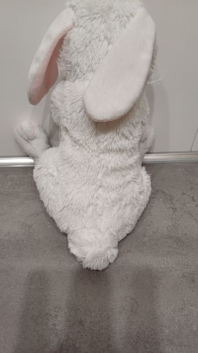 Pluszak zajacek biały ok. 33cm