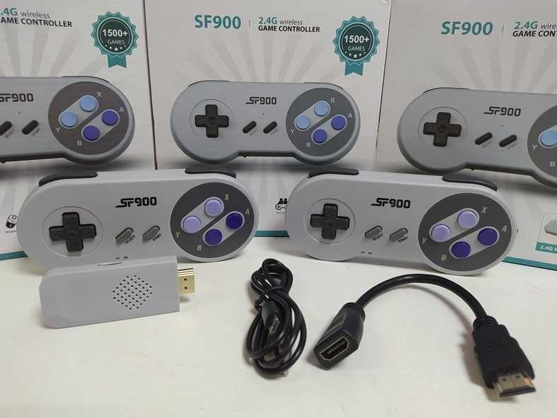 Приставка SF 900 Nintendo + Sega 1500 игр Супер Марио Танчики Mortal: 1 ...