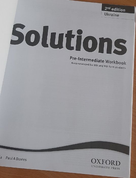 Solutions Англійска мова  Учбовий комплект
