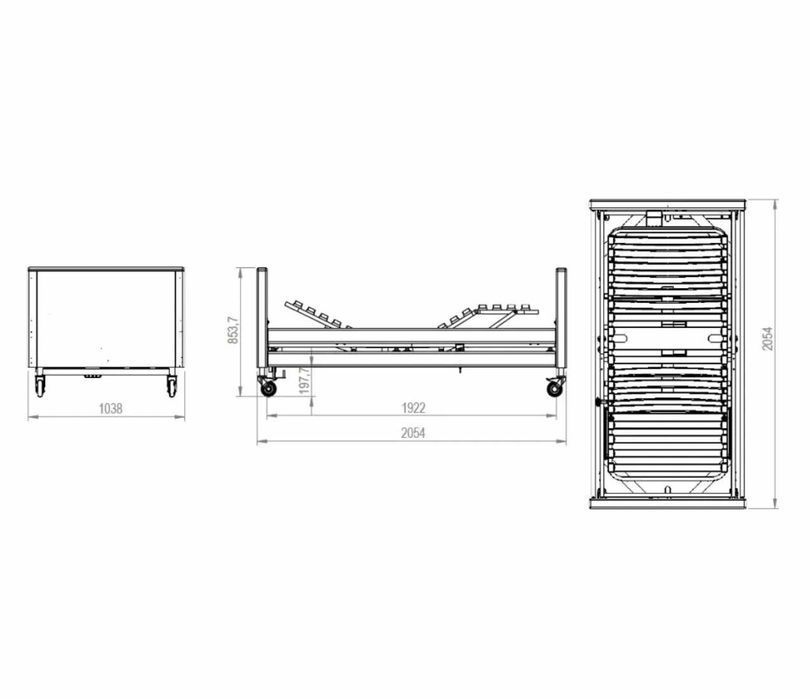 Cama articulada electrica