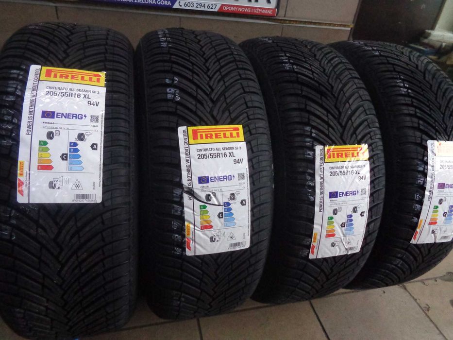 Nowe 205/55R16 PIRELLI Cinturato All Season SF3 ,Całoroczne kl.PREMIUM