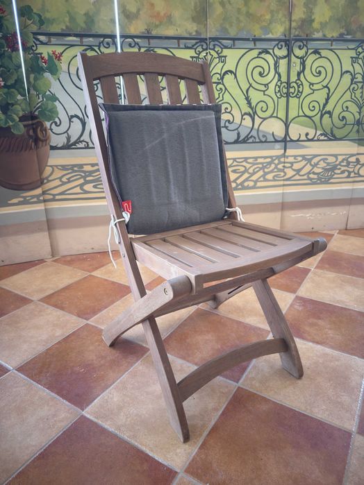 Cadeiras Dobráveis em Madeira para Jardim/Varanda