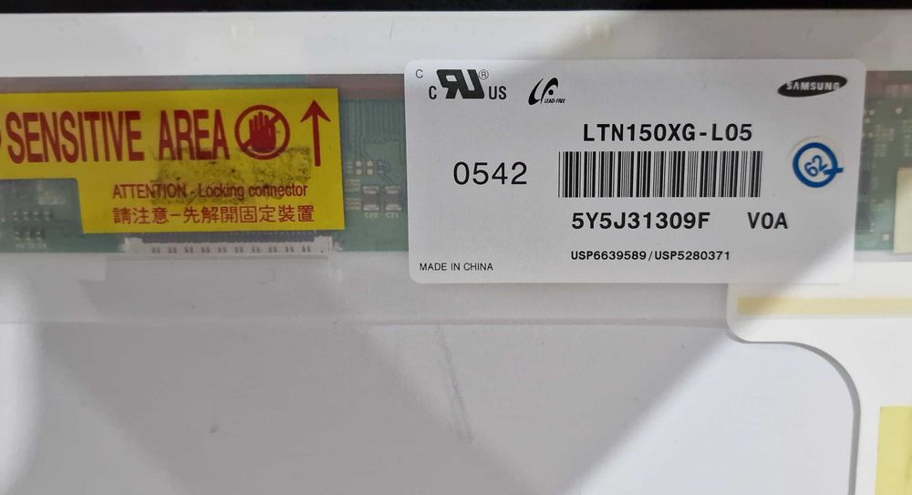 Matryca Ekran do laptopa Samsung LTN150XG-L05 LCD Matowa 30pin