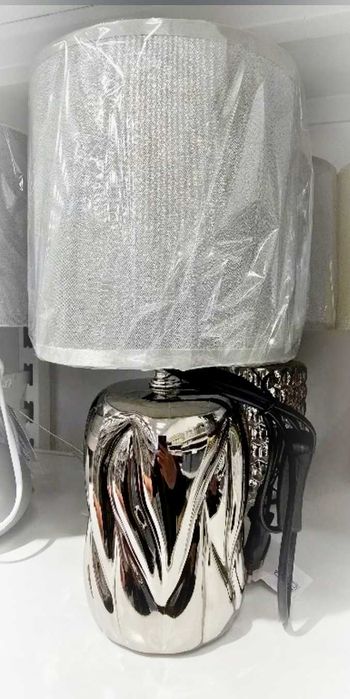 Lampka nocna srebrna