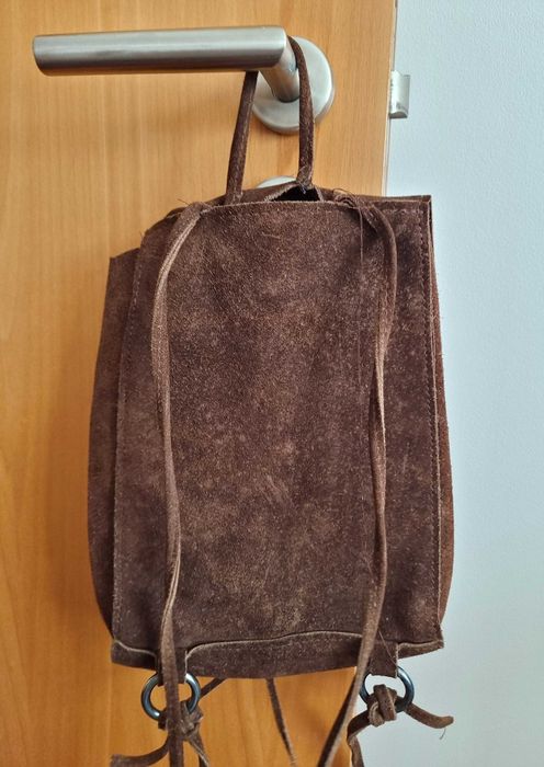 Mochila castanha vintage