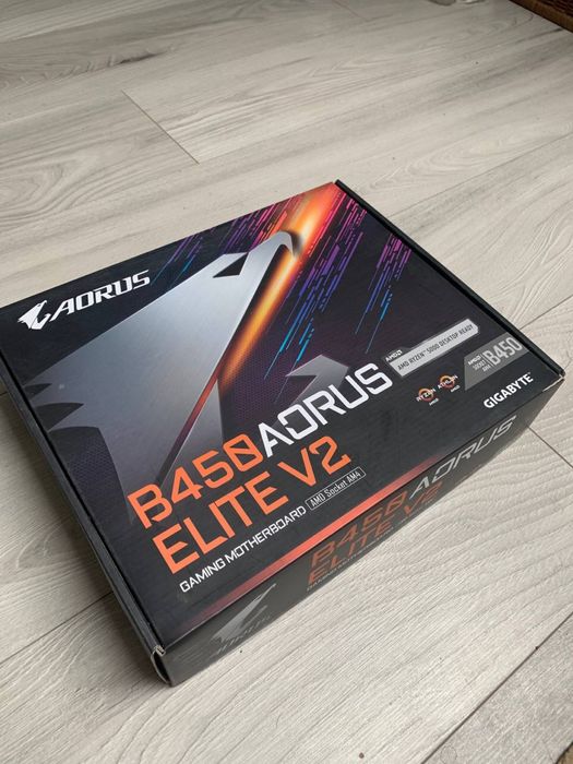 Материнська плата  GIGABYTE B450 AORUS ELITE V2 (AM4)
