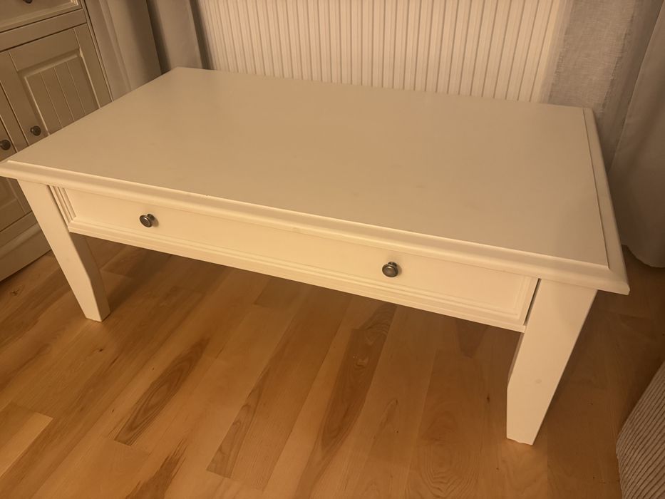 Stolik kawowy biały / ława / Katmandu