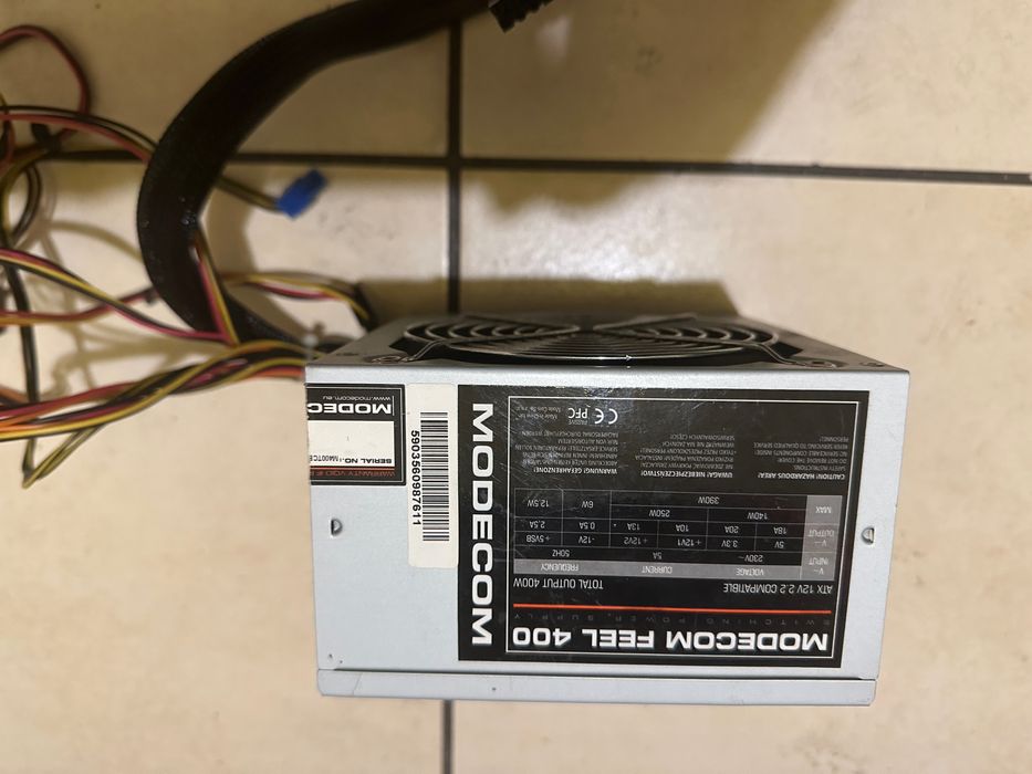 Zasilacz do komputera Modecom Feel 400 w
