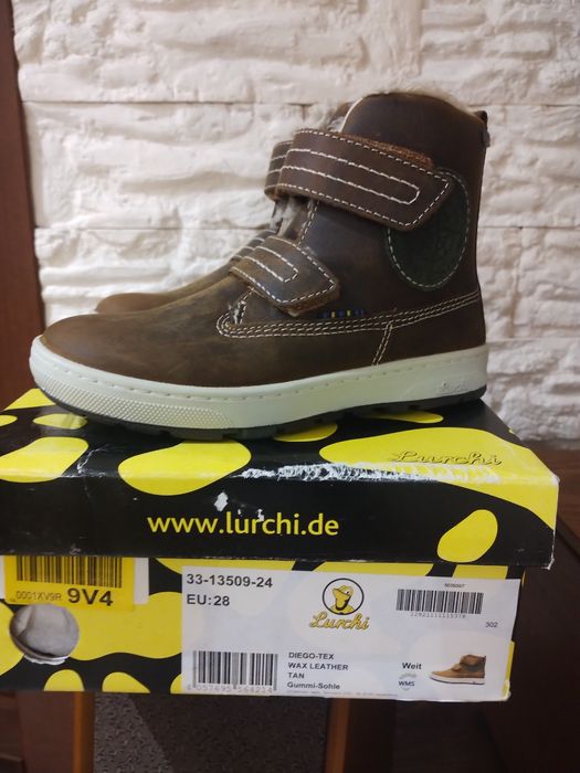 NOWE Buty Zimowe Lurchi Diego-Tex r. 28 Skóra
