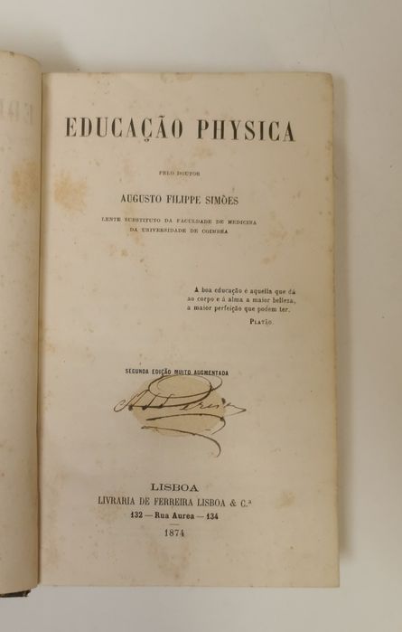 Educação Physica pelo Doutor Augusto Filippe Simões (1874)