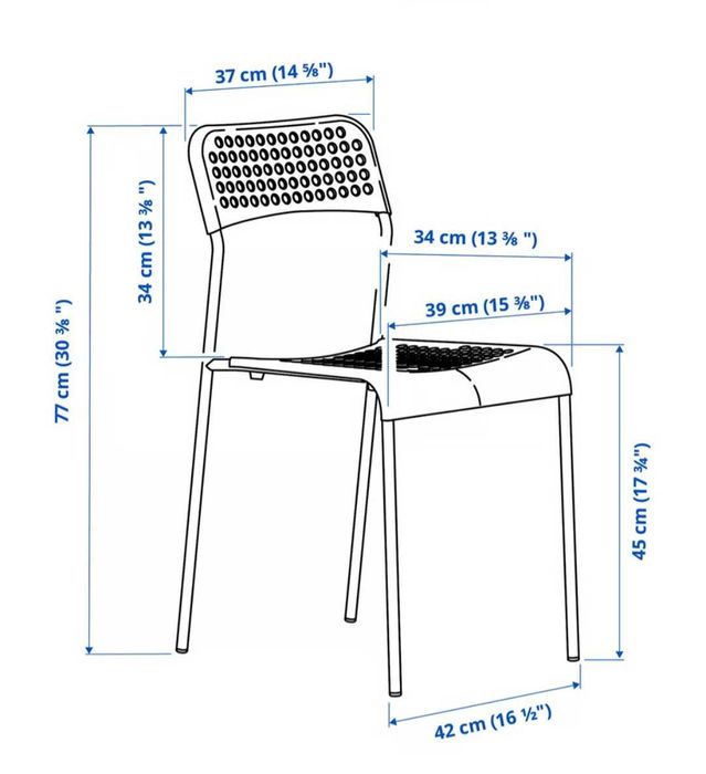 Mesa de refeição com 4 cadeiras IKEA