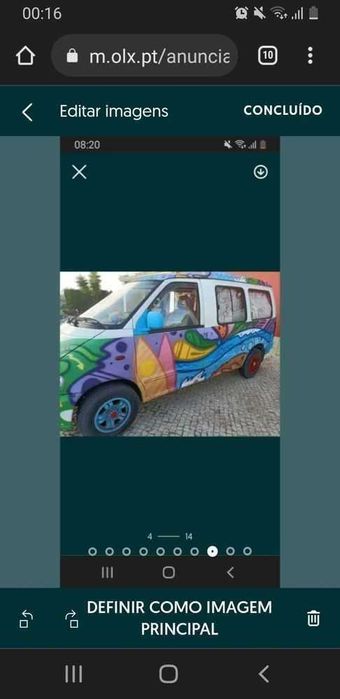 Nissan surf camp van