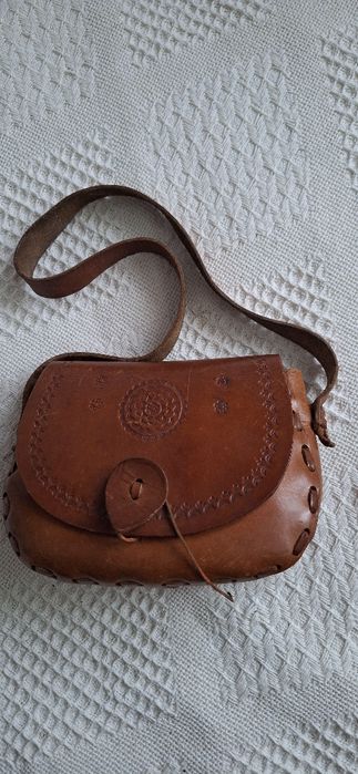 Torebka ze skóry vintage