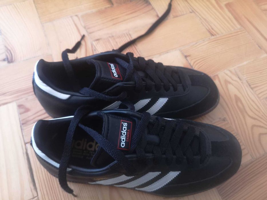 tênis ADIDAS Samba 37,5 preto  - 100% novos, nunca usados