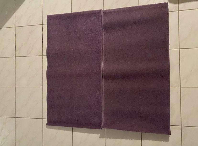 2 tapetes pequenos-  Roxo