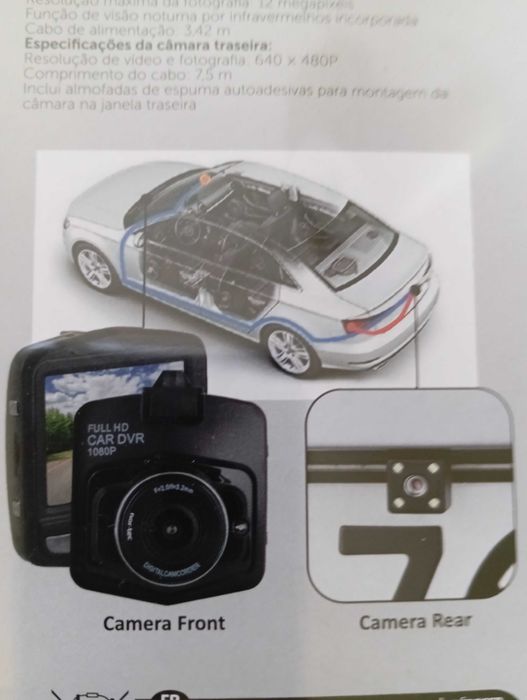 Câmara dupla carro