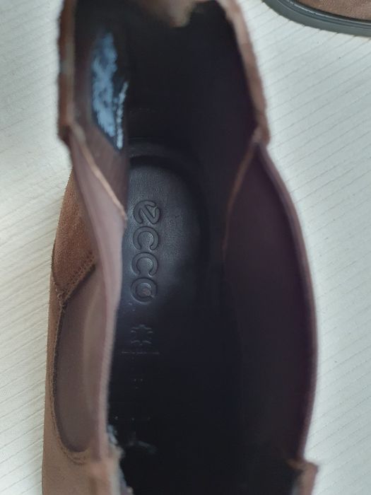 Ecco zamszowe sztyblety chelsea boots roz. 44/45