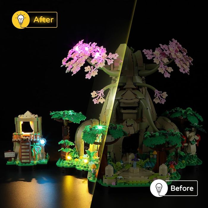 YEABRICKS Światło LED do 77092 The Legend of Zelda drzewko dekoracyjne