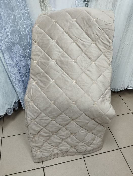 Покривало Котон-Велюр.шанель.одіяло .покривало.1.5.євро розмір.200-230