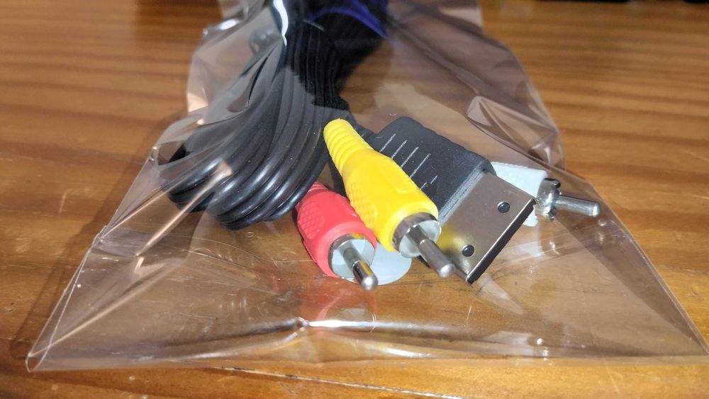 Cabo AV para Sega Dreamcast - Novo e Lacrado
