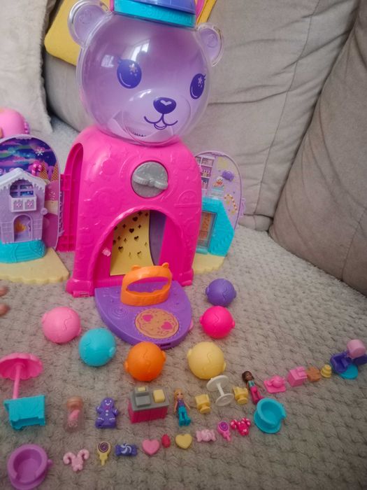 Polly pocket automat z kulkami Miś