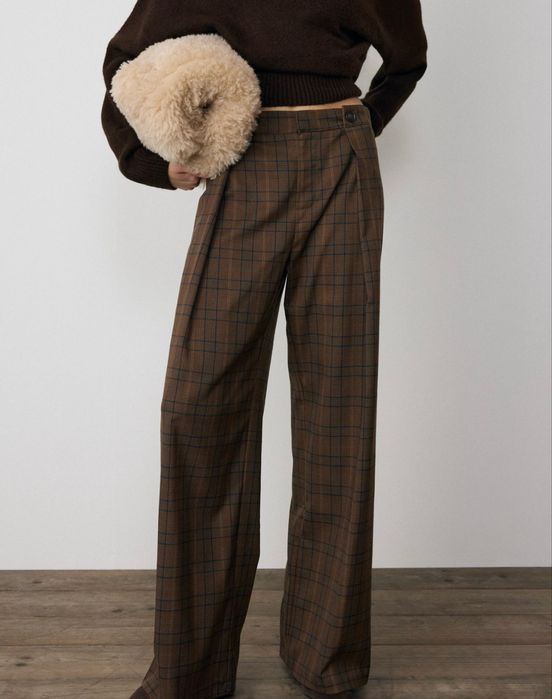 Брюки штани палаццо класичні stradivarius 34,36,38,40,42,44 р