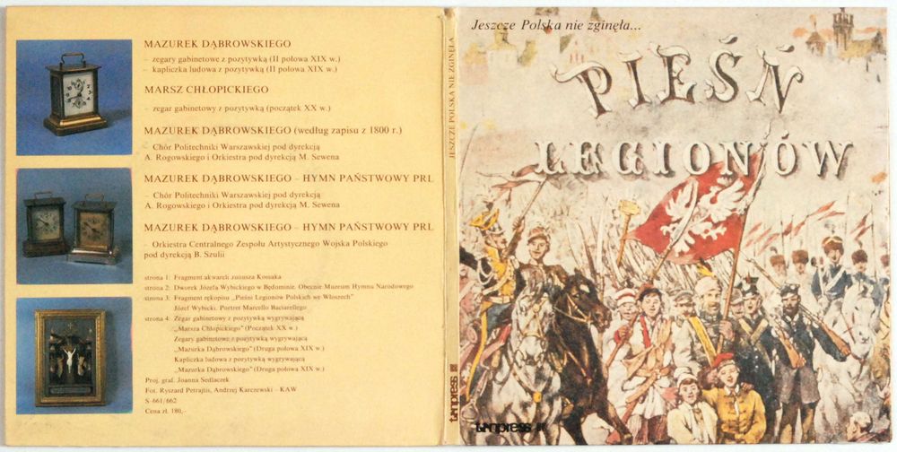 Józef Wybicki - Pieśń Legionów 2SP MiniAlbum s.EX-