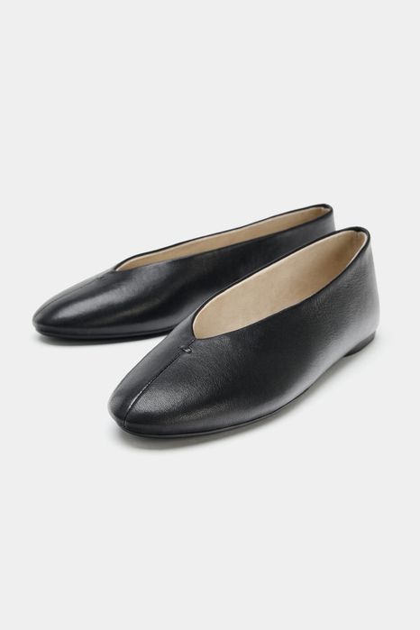 Шкіряні балетки Zara розмір 42
