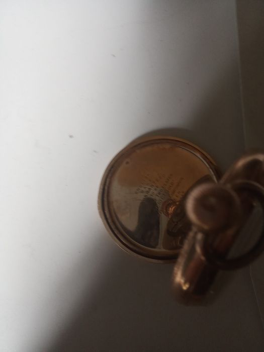 A M.Whaltam relógio bolso ouro!